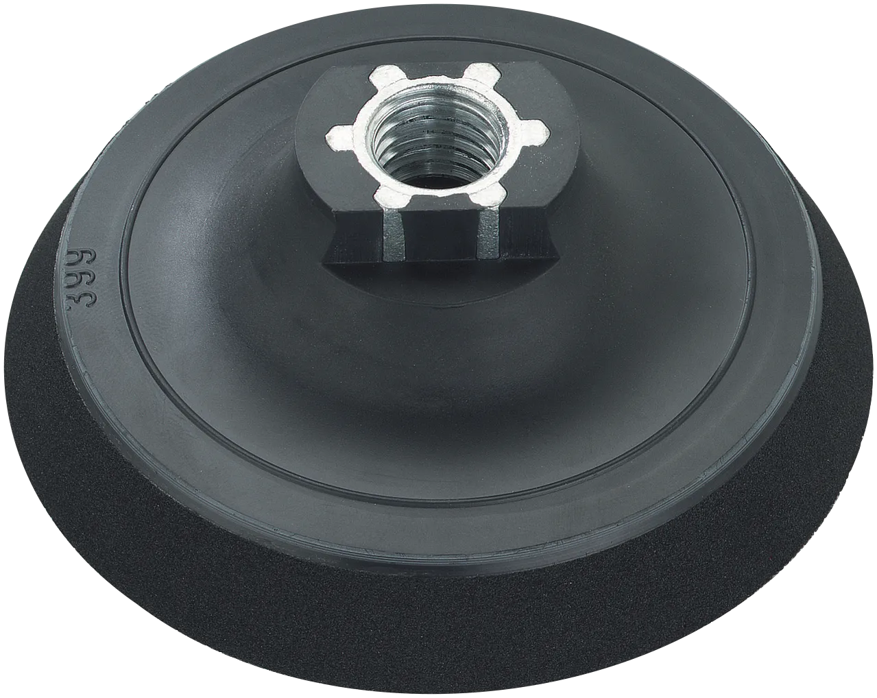 Bakplate Ø125 M14 borrelås