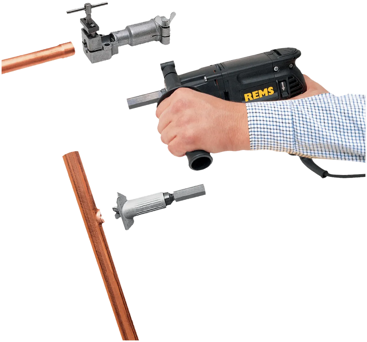 REMS rørexpander sett Twist/Hurrican combi 3/8-7/8"