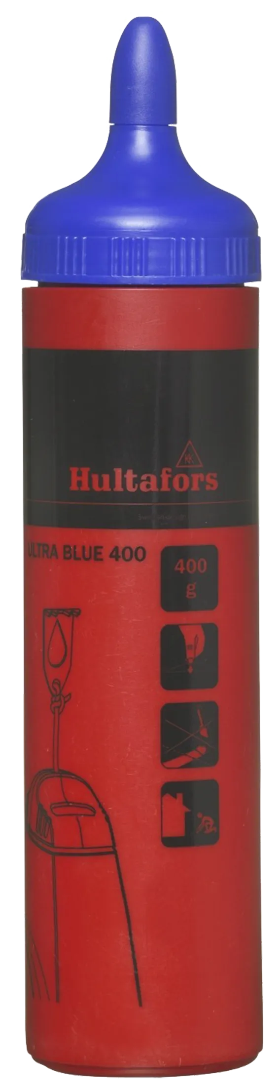 Pulverkritt ultrablå 400 g flaske