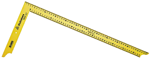 Snekker-/tømrervinkel TMV 100, 1000 mm med mm inndeling