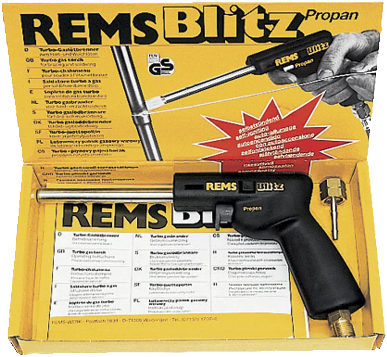 REMS propanbrenner Blitz
