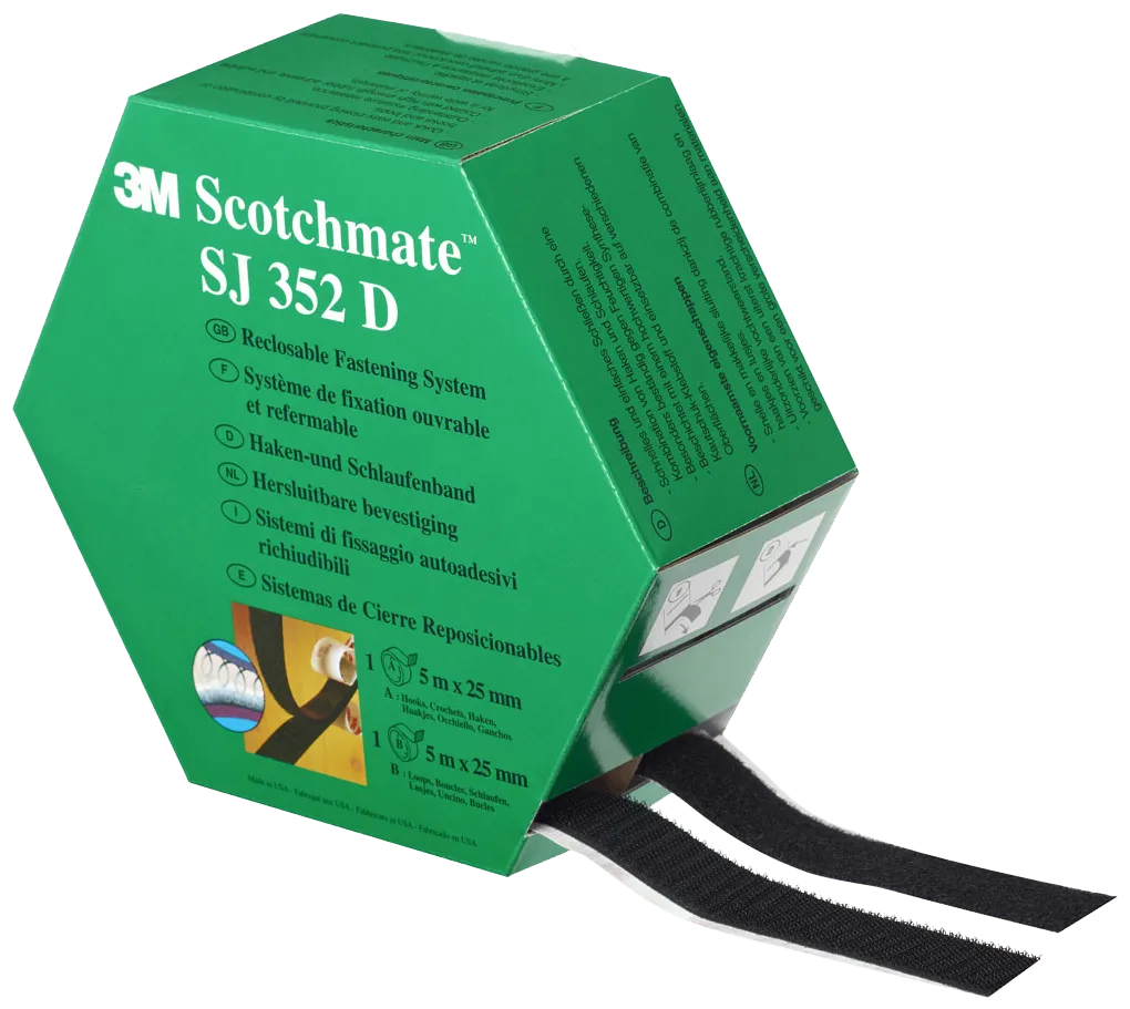 Scotchmate svart 25mm×5m