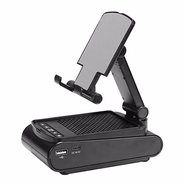 Mobiltelefonholder Bluetooth høyttaler Sammenleggbar bærbar