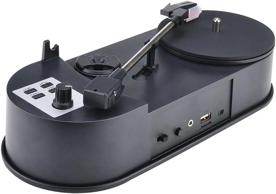 Ezcap Vinyl til MP3-konverter 33/45 RPM LP, L/R stereo + 3,5 mm AUX