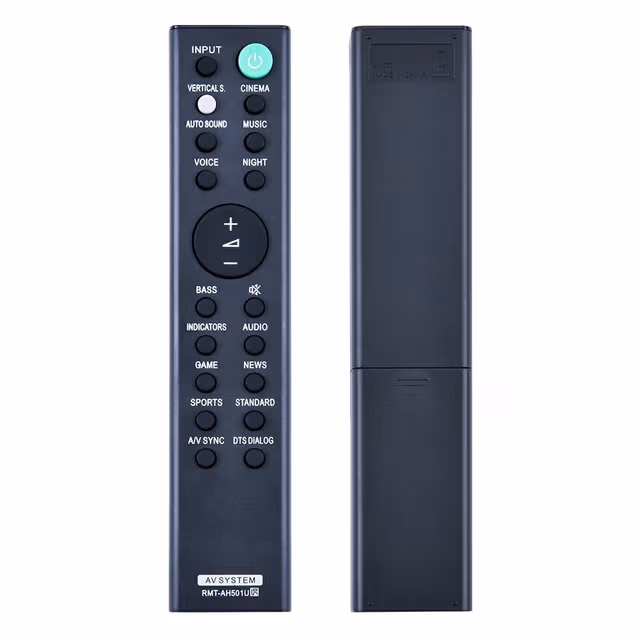 Erstatning fjernkontroll for RMT-AH501U for Sony Soundbar