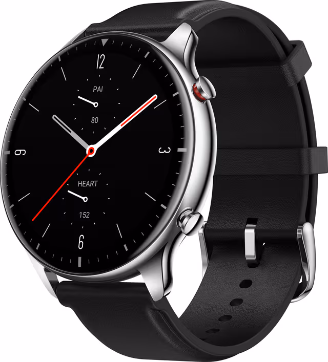 Amazfit GTR 2 Classic Edition stål smartklokke (obsidian black)