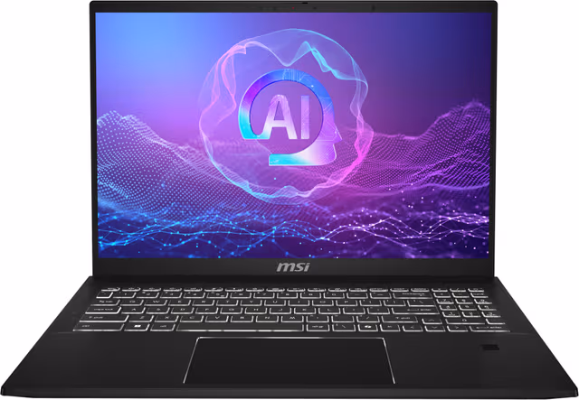 MSI Summit A16 AI R-9/32/1000/QHD 16" Copilot+ bærbar PC