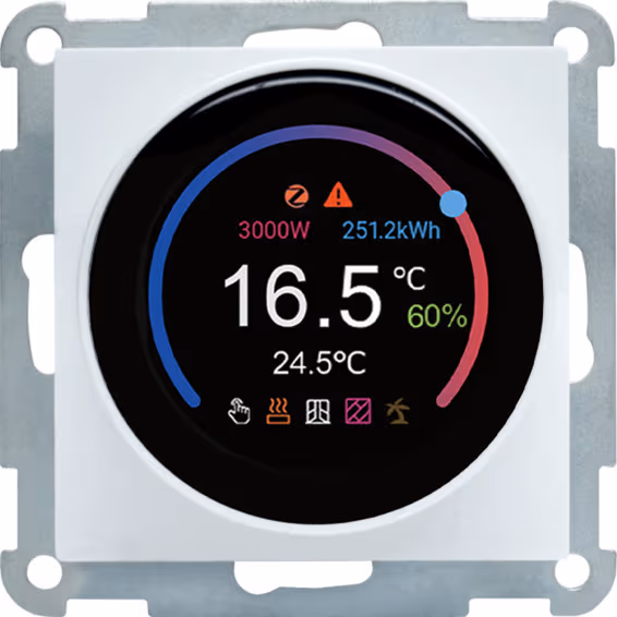 Namron Zigbee Edge Termostat - Hvit