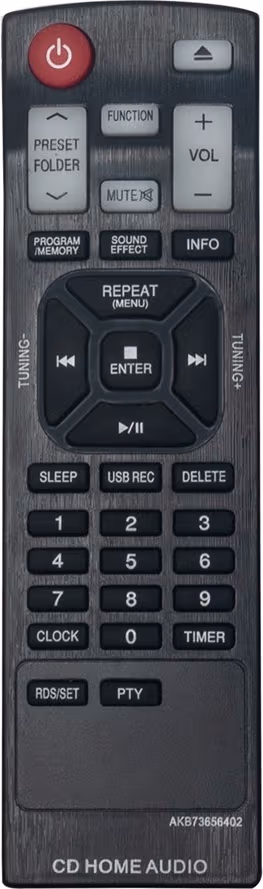 Fjernkontroll Erstatning AKB73656402 for LG hjemmekino forsterker