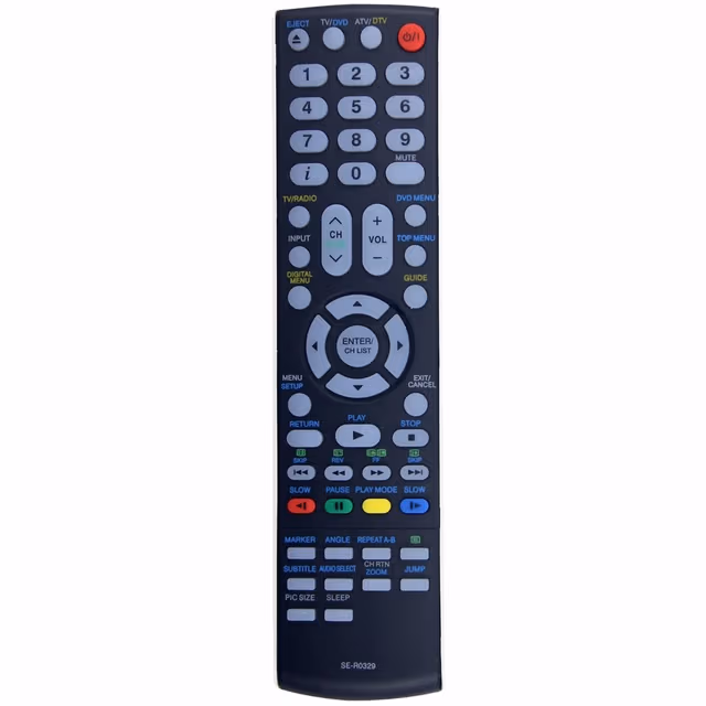 Fjernkontroll erstatning for SE-R0329 for Toshiba DVD-spiller