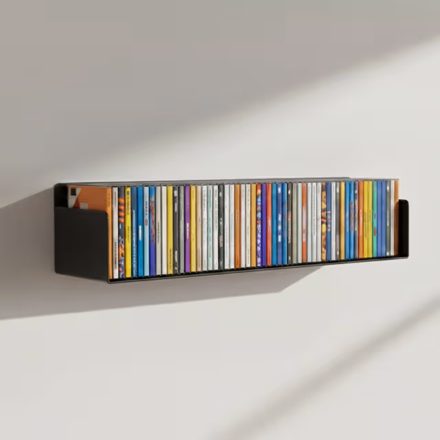 Studio 57 CD-hylle (svart)