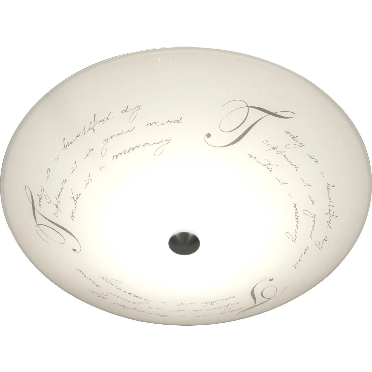 Taklampe Skrift Ø 50 cm