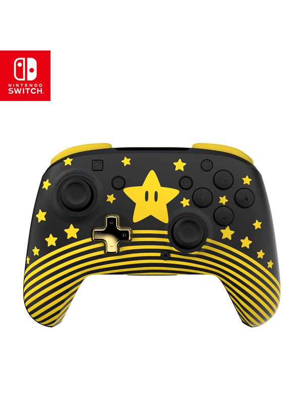 Turtle Beach Rematch Super Mario Star - Wireless Controller - Nintendo Switch