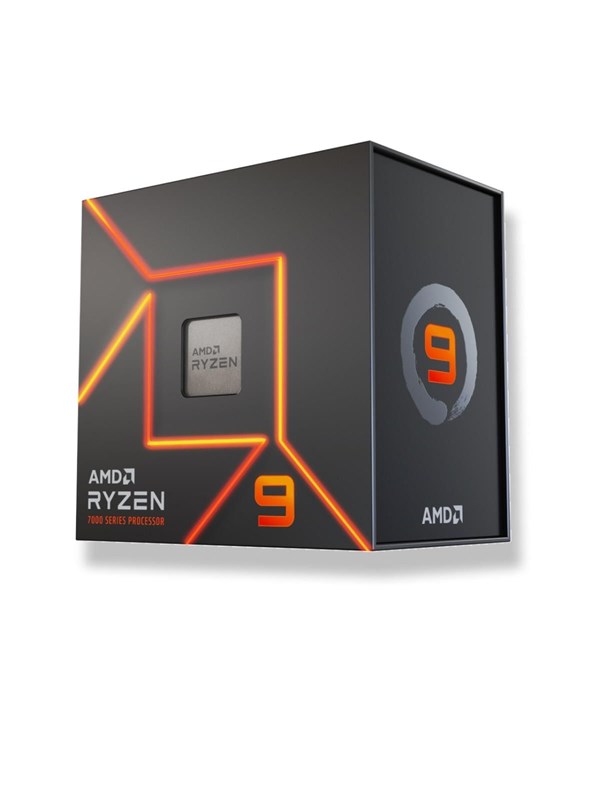 AMD Ryzen 9 7900 Prosessor/CPU - 12 kjerner - 3.7 GHz - AMD AM5 - AMD Boks (uten kjøler)