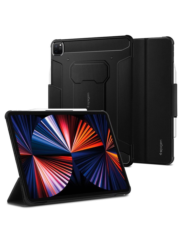 Spigen Rugged Armor Pro - black - iPad Pro 12.9" (2022/2021)