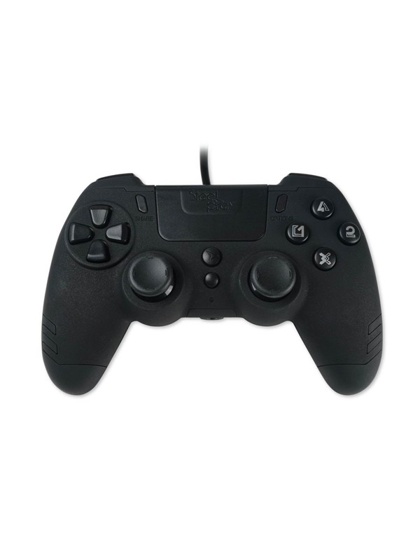 Steelplay Slim Pack Wired Controller - Black - Wired Controller - Sony PlayStation 4
