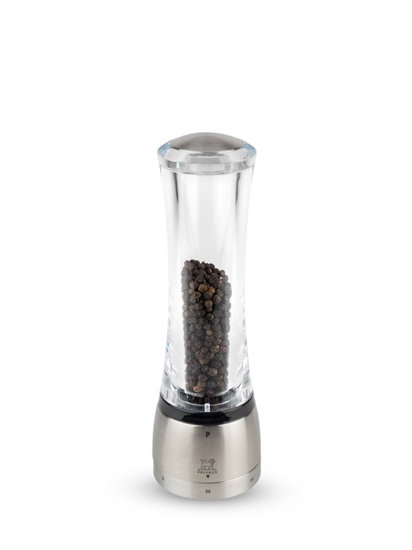 Peugeot Daman pepper Grinder U'Select Steel/Acrylic 21cm