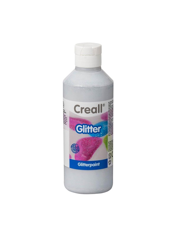 Creall Glitter Paint Silver 250ml
