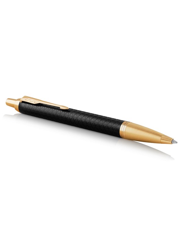 Parker IM Ballpoint Pen | Premium Black | Medium Point Blue Ink | Gift Box