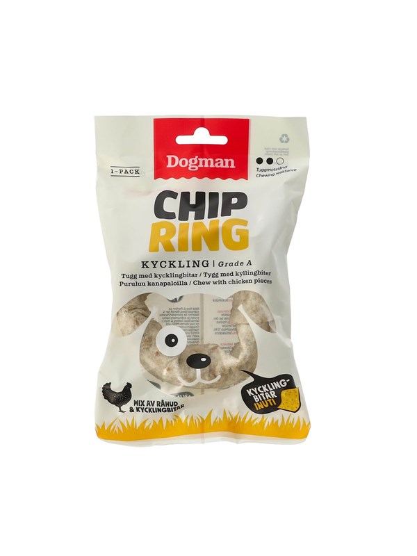 Dogman Chicken Chip Ring 60g