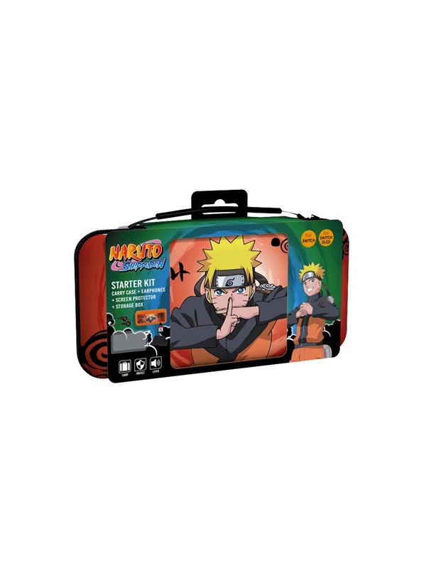 Konix Naruto Shipuden Starter Kit - Miscellaneous Bag - Nintendo Switch