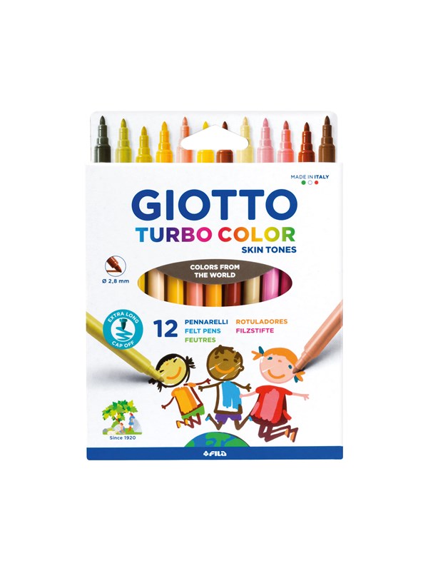 Giotto Turbo Color Skin Tones 12 pcs BL