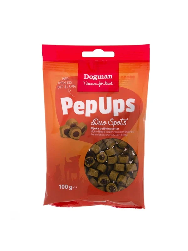 Dogman Pep Ups Duo Spots 100g