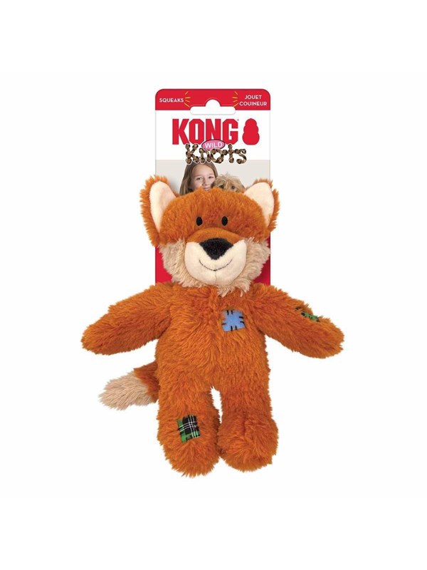 KONG Wild Knots Fox Squeak Toy S/M