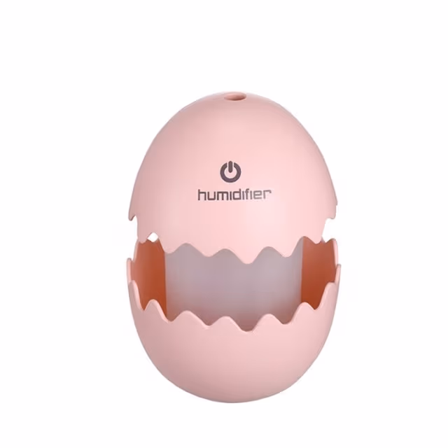 Funny Egg luftfukter med fargerik belysning, Rosa