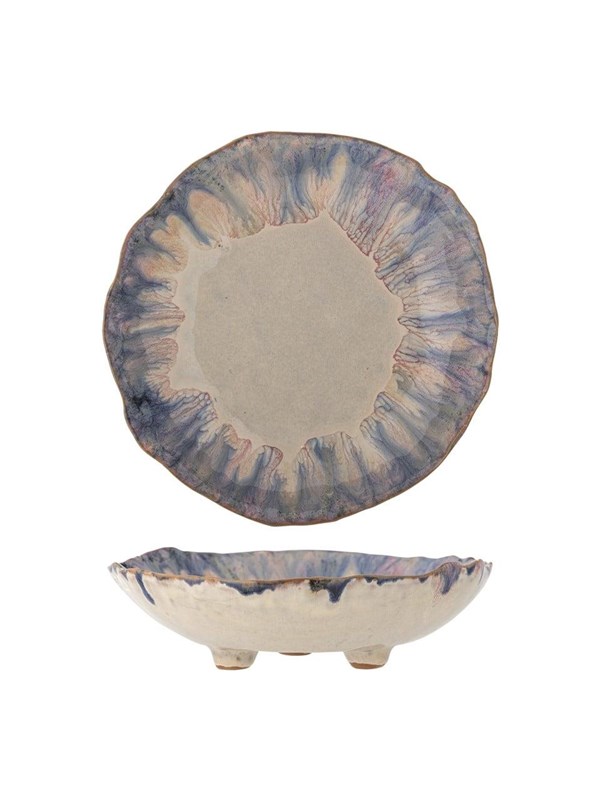 Bloomingville - Amalia Bowl - Blue - Stoneware