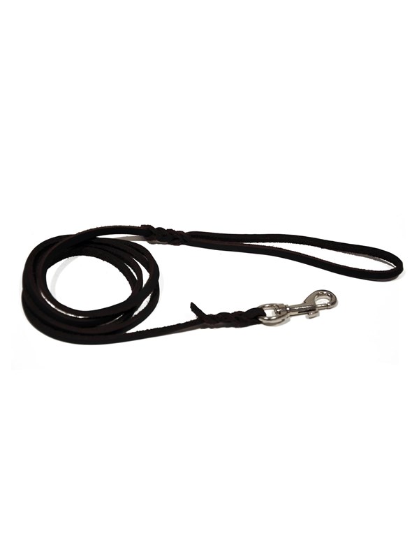 Dogman Leather Leash Lina Black L 18mm x 180cm