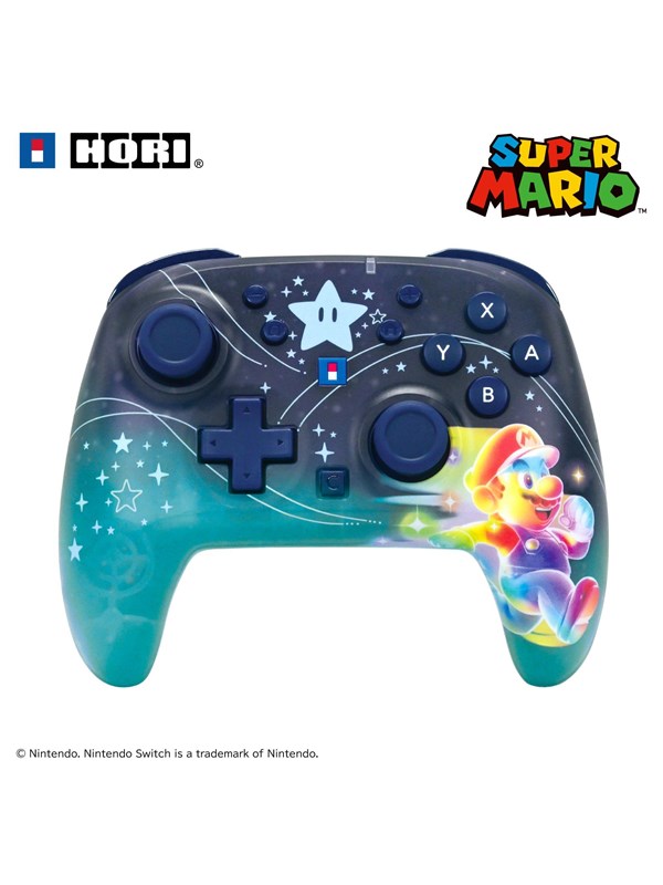 HORI PAD Turbo (Universe Mario) - Blue - Wireless Controller - Nintendo Switch 2