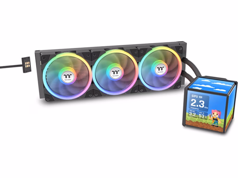Thermaltake Minecube 360 Ultra ARGB Sync AIO Kjøler (sort)