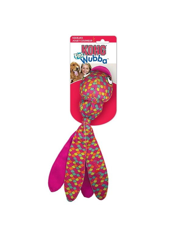 KONG Kong Wubba Finz Pink Small