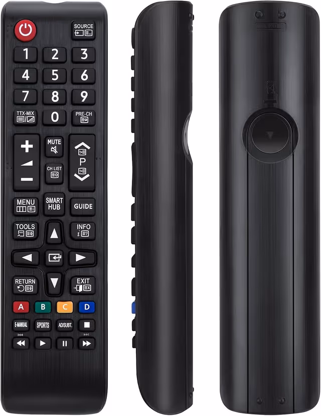 Universell fjernkontroll for Samsung Smart TV kompatibel med Samsung originale fjernkontroller