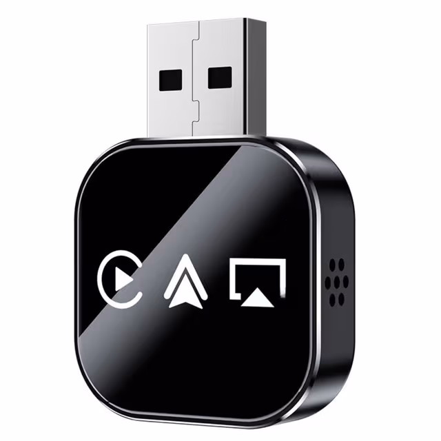 Trådløs CarPlay/Android Auto/Mirror Link Adapter Q1AS - 3-i-1 Apple Mirroring & Android Auto CarPlay-boks