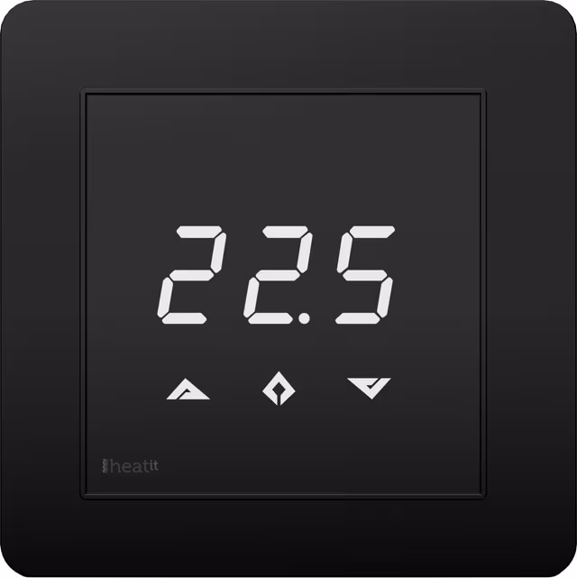 HeatIt Z-TRM3 termostat (svart)
