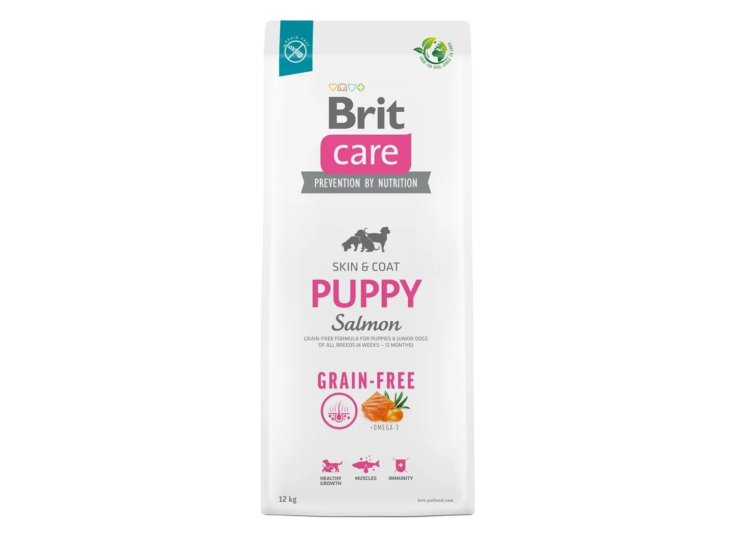 Brit Care Dog Grain-free Puppy Salmon 12 kg