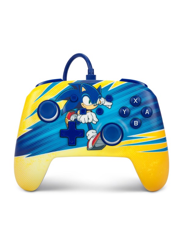 PowerA Enhanced Wired Controller for Nintendo Switch - Sonic Boost - Wired Controller - Nintendo Switch