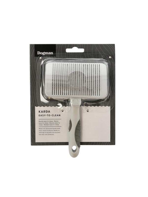 Dogman Karda Easy-to-Clean Slicker Brush