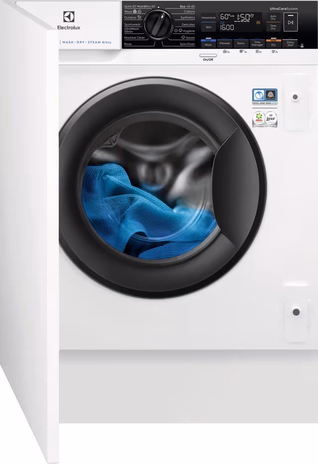 Electrolux Serie 800 Kombinert Vaskemaskin/Tørketrommel EW8WB864T3 (8/4kg)