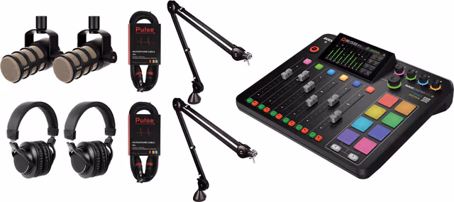 RØDE RØDECaster Pro II podkastsett (2 personer)