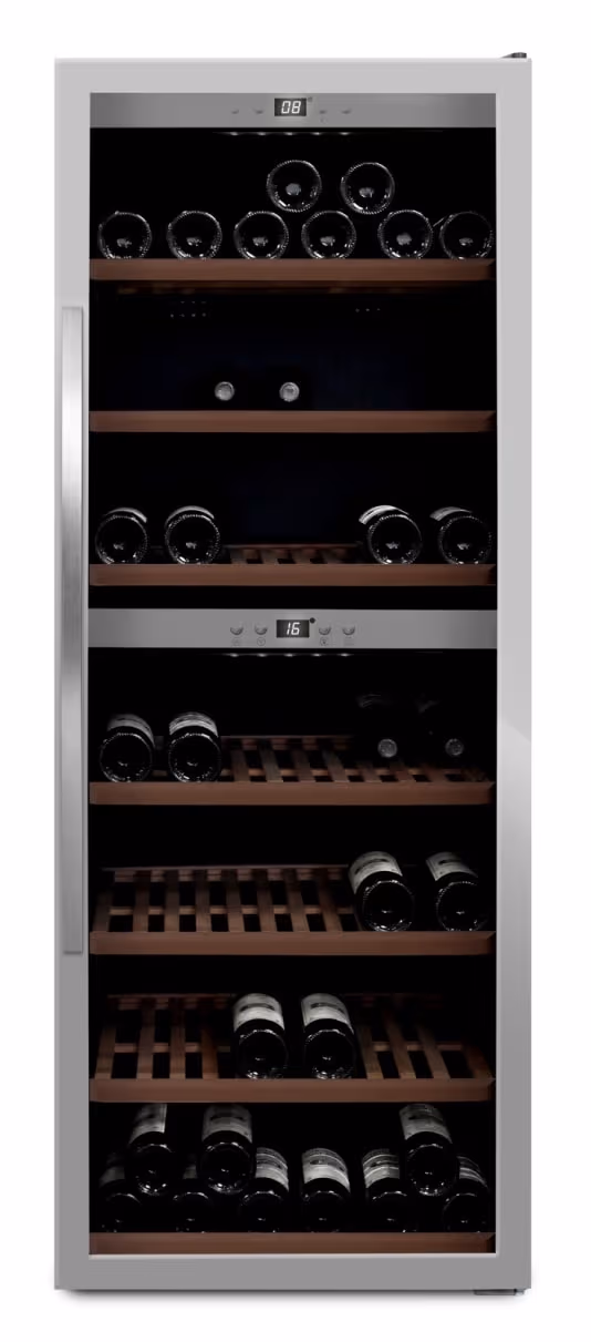Frittstående vinskap - WineExpert 126 Stainless