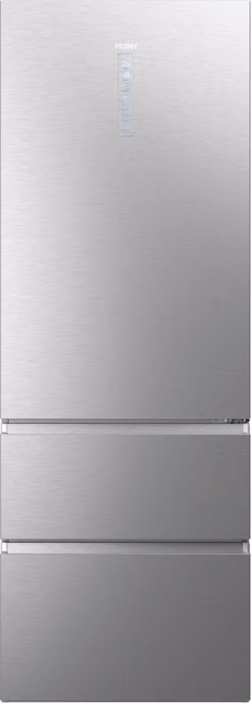 Haier Kombiskap HTW7720BNMM (rustfritt stål)
