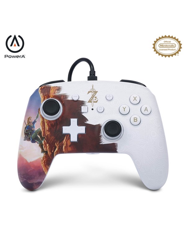 PowerA Enhanced Wired Controller for Nintendo Switch - Zelda Hero's Ascent - Wired Controller - Nintendo Switch