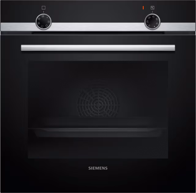 Siemens iQ100 Innbyggingsovn HB510ABR0S (sort/stål)