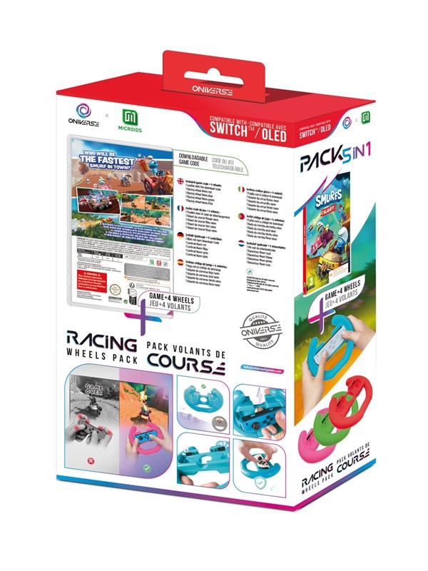 Oniverse 4 STEERING WHEELS + SMURF CART BUNDLE - Miscellaneous - Nintendo Switch
