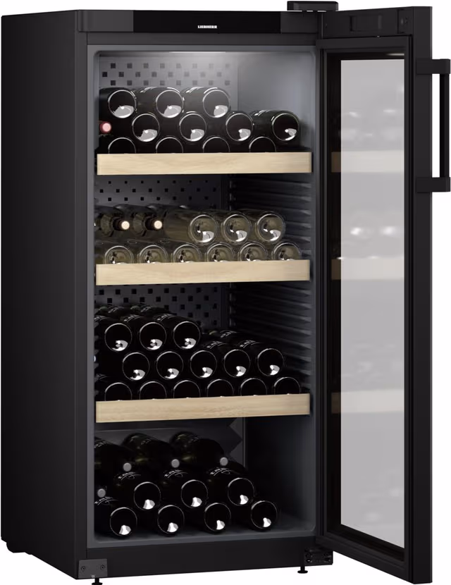 Liebherr GrandCru WPbl 4201-20 001 Frittstående vinskap Svart