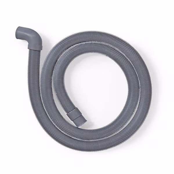 Nedis Utløpsslange 22 mm Vinklet 19 mm Rett 2.5 m