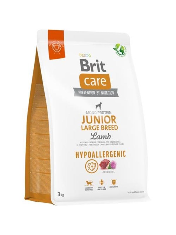Brit Care Dog Hypoallergenic Junior Large Breed Lamb 3kg